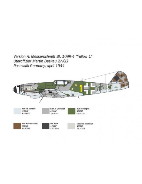 Italeri Messerschmitt Bf-109 K-4 (1:48)