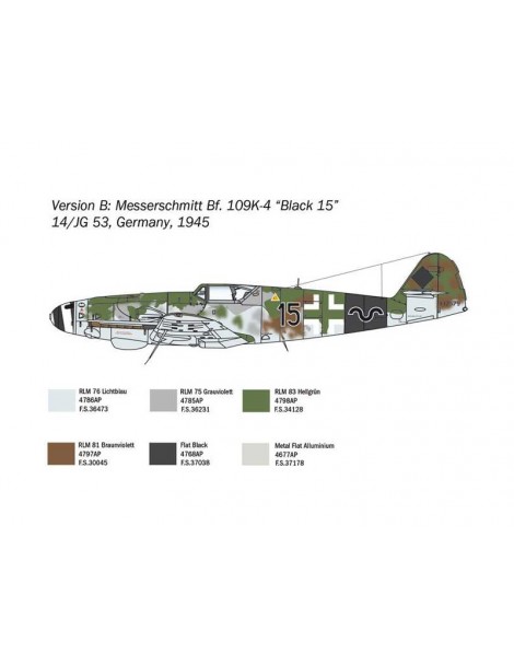 Italeri Messerschmitt Bf-109 K-4 (1:48)