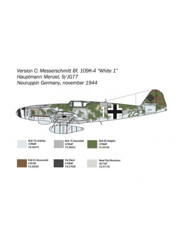 Italeri Messerschmitt Bf-109 K-4 (1:48)
