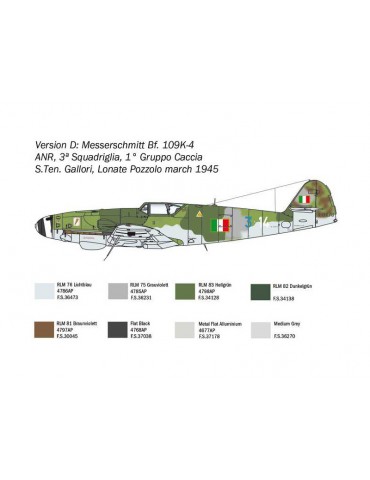 Italeri Messerschmitt Bf-109 K-4 (1:48)