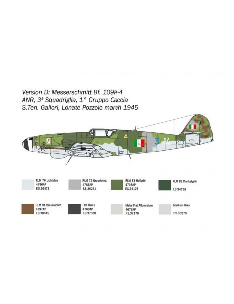 Italeri Messerschmitt Bf-109 K-4 (1:48)