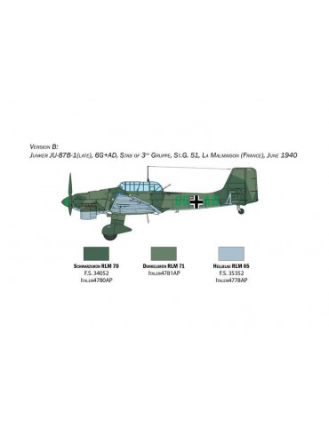 Italeri Junkers Ju-87B Stuka - Battle of Britain 80th Anniversary (1:48)