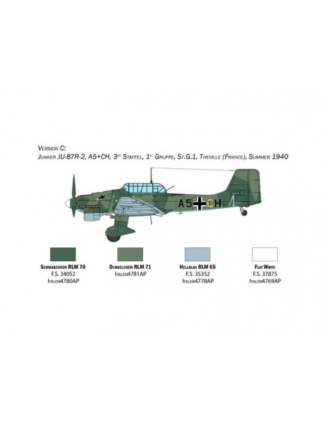 Italeri Junkers Ju-87B Stuka - Battle of Britain 80th Anniversary (1:48)