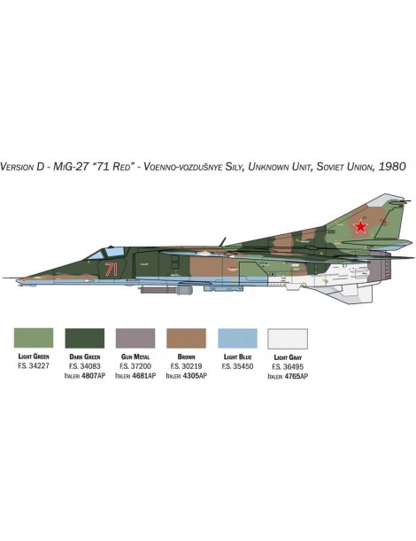 Italeri MiG-27 Flogger D (1:48)
