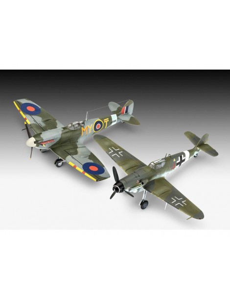Revell Messerschmitt Bf 109G-10, Spitfire Mk.V (1:72)