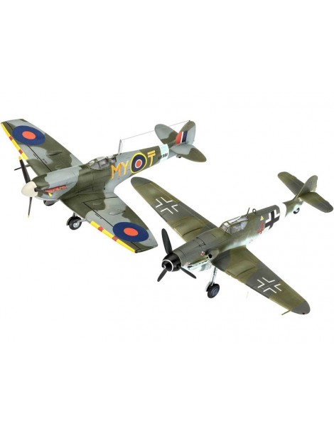 Revell Messerschmitt Bf 109G-10, Spitfire Mk.V (1:72)