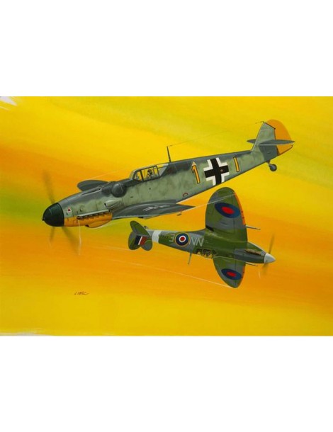 Revell Messerschmitt Bf 109G-10, Spitfire Mk.V (1:72)