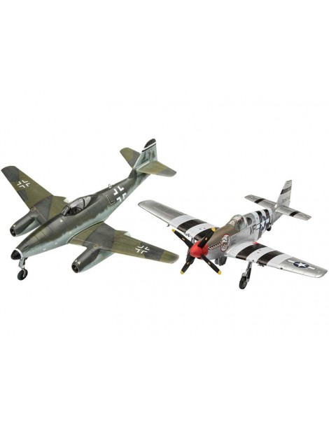 Revell Messerschmitt Me 262, P-51B Mustang(1:72)