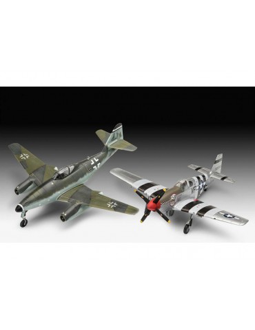 Revell Messerschmitt Me 262, P-51B Mustang(1:72)