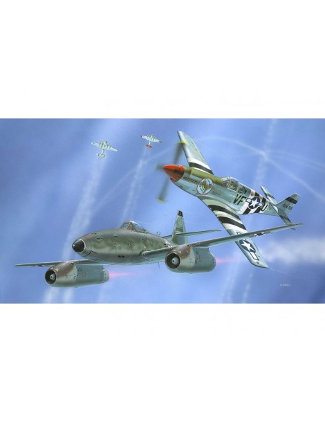 Revell Messerschmitt Me 262, P-51B Mustang(1:72)