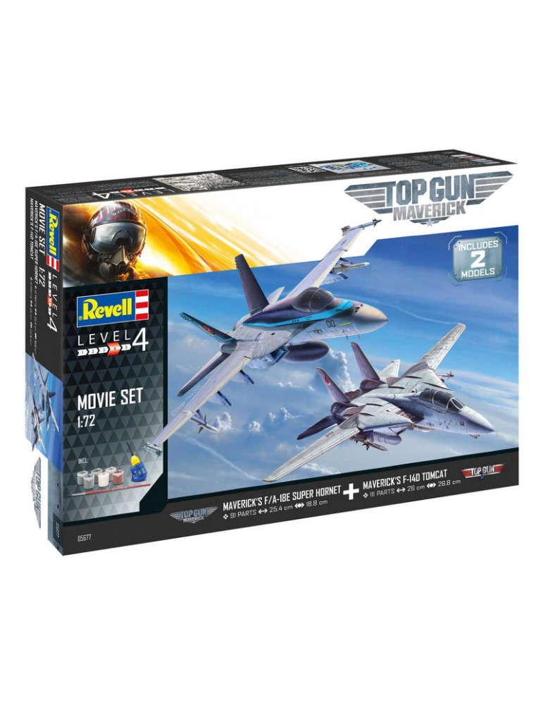 Revell Top Gun 2 Movie Set (1:72) (dovanų komplektas)