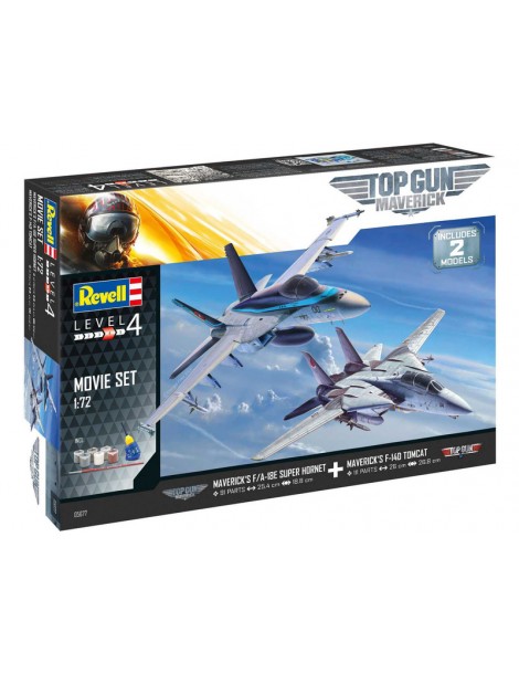 Revell Top Gun 2 Movie Set (1:72) (dovanų komplektas)
