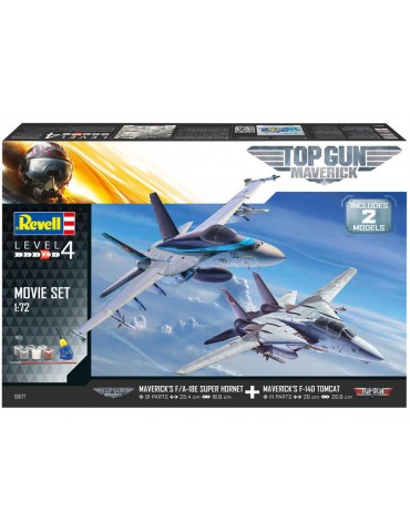Revell Top Gun 2 Movie Set (1:72) (dovanų komplektas)
