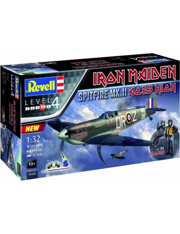 Revell Spitfire Mk.II Aces High Iron Maiden (1:32) (dovanų komplektas)