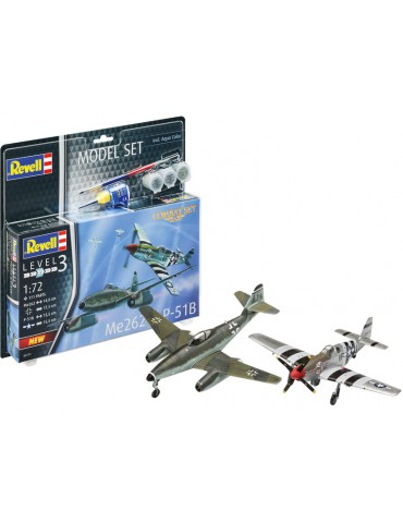 Revell Messerschmitt Me262, North American P-51B (1:72)