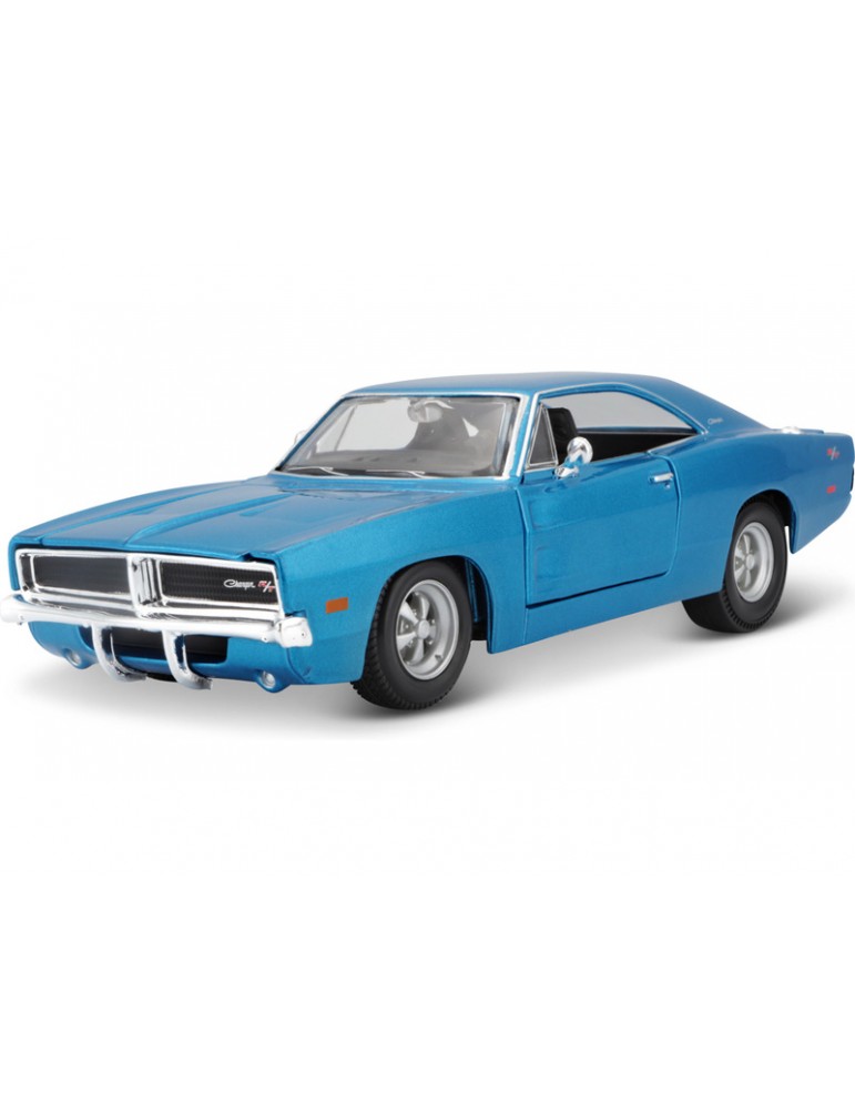 Maisto Dodge Charger R/T 1969 1:25 metallic blue