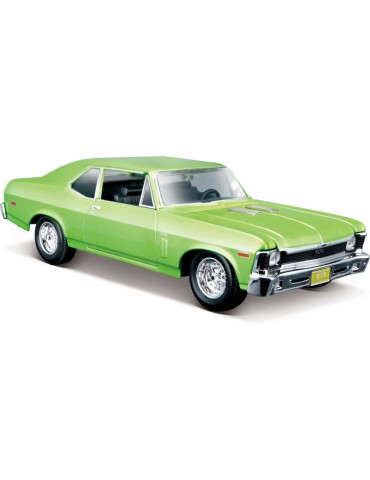 Maisto Chevrolet Nova SS 1970 1:24 metallic light green
