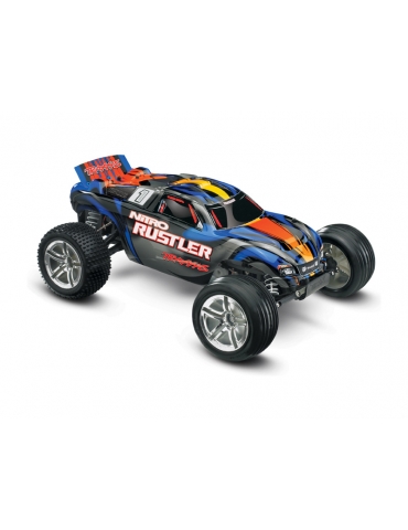 Traxxas Nitro Rustler 1:10 TQi Blue