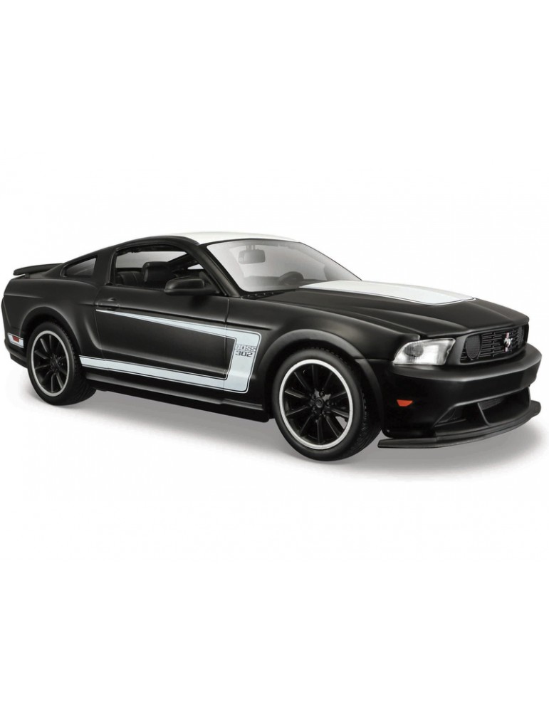 Modeliukas Ford Mustang Boss 302 1:24 juodos matinės spalvos Maisto – CyborgShop