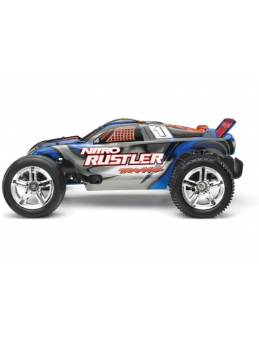 Traxxas Nitro Rustler 1:10 TQi Blue