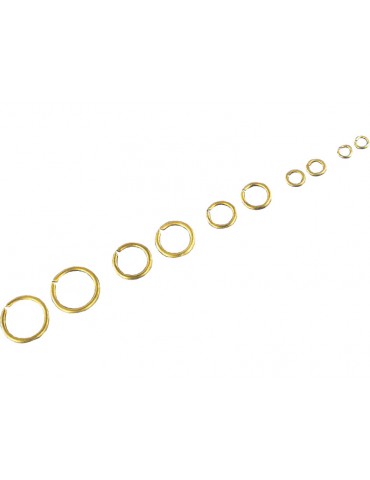Brass rings 6mm (approx. 100 pcs.)