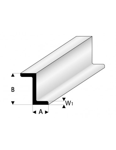 Raboesch ASA profile Z 8x12x1000mm