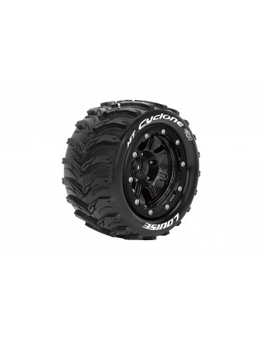 MT-CYCLONE SOFT 1/10 1/2 offset 17mm hex Black Rims