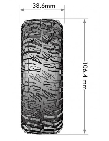 CR-MALLET Class 1 1.9 Tires