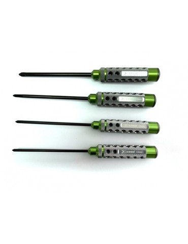 Phillips screwdriver set 3.5 4.0 5.0 & 5.8 x 120mm (HSS Tip) - (4)