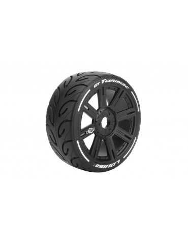 GT-TARMAC SOFT 1/8 17mm hex Spoke Black Rims