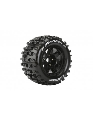 ST-PIONEER SPORT 1/8 1/2 offset 17mm hex Black Rims