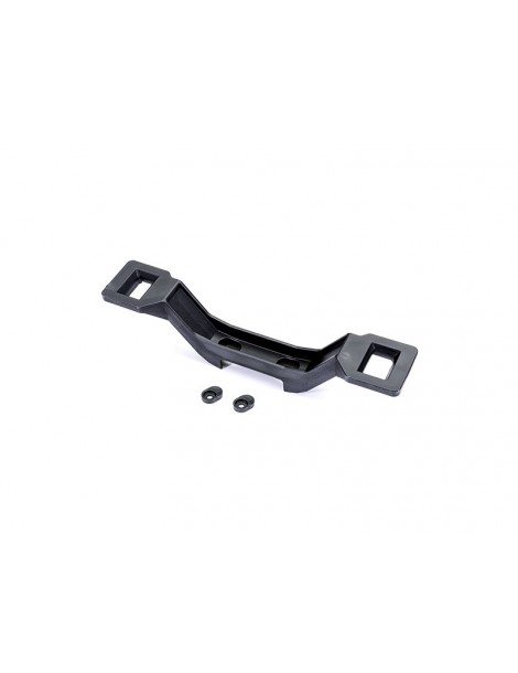 Traxxas Body mount, front/ adapter, front/ inserts (2)