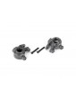 Traxxas Steering blocks, extreme heavy duty, gray (left & right) (for use with 9080)