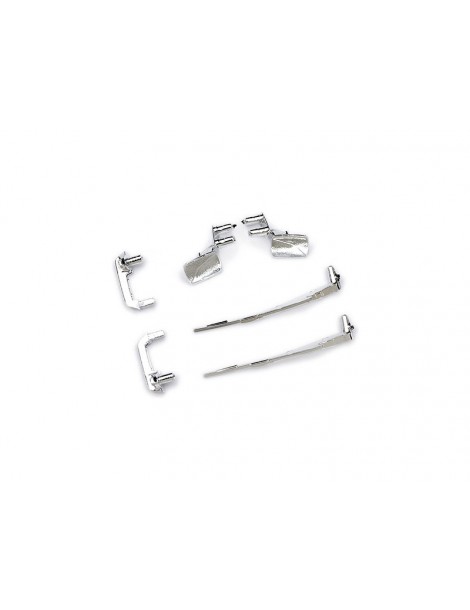Traxxas Door handles/ mirrors, side/ windshield wipers (fits 9811)