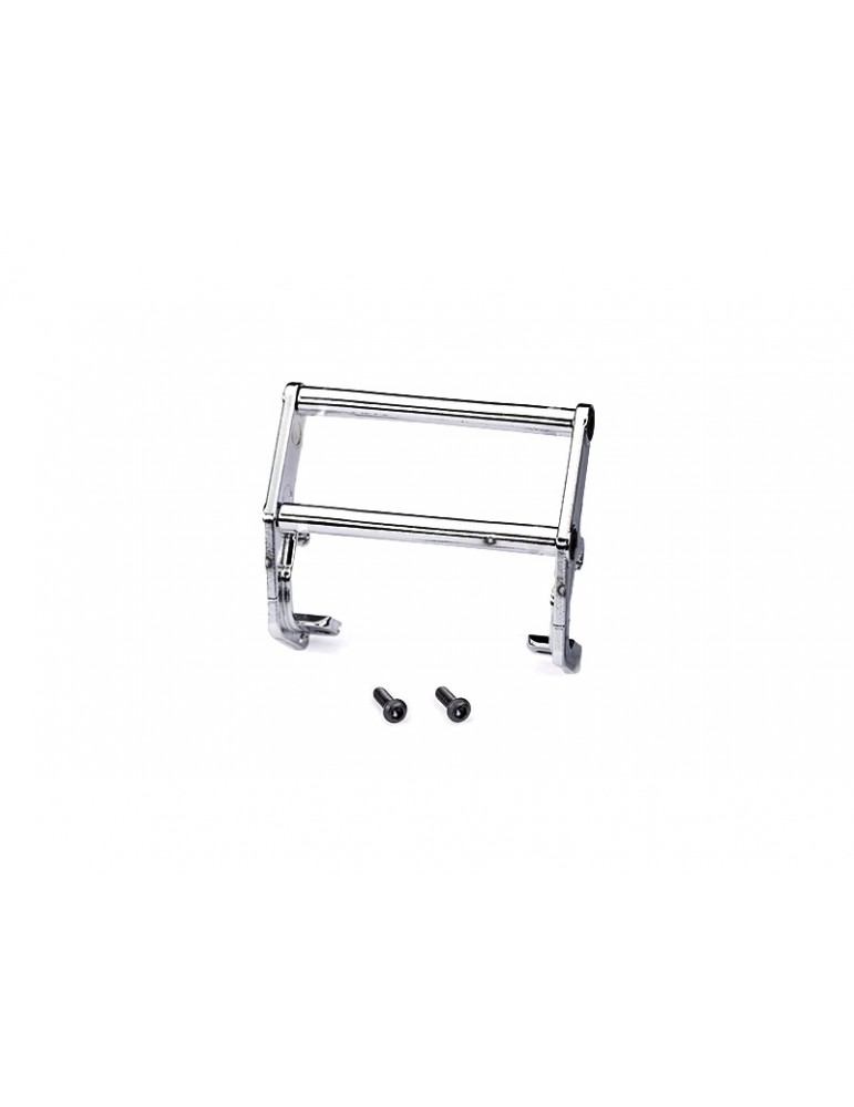 Traxxas Push bar, bumper, chrome (assembled) (fits 9836)