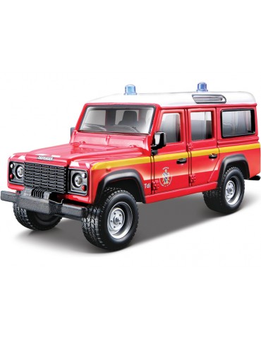 Bburago Land Rover Defender 110 1:50 red - fire