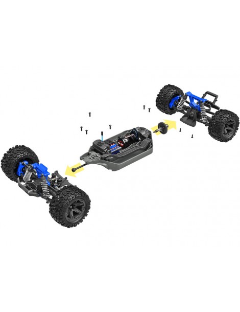 Traxxas Rustler 1:10 2BL 4WD RTR red