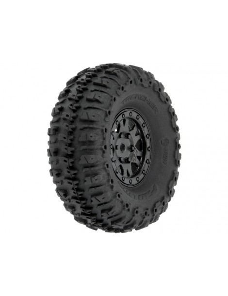 Pro-Line Wheels 1.0", Trencher Tires, Impulse H7 Wheels (4)(Axial SCX24)