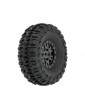 Pro-Line Wheels 1.0", Trencher Tires, Impulse H7 Wheels (4)(Axial SCX24)