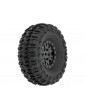 Pro-Line Wheels 1.0", Trencher Tires, Impulse H7 Wheels (4)(Axial SCX24)