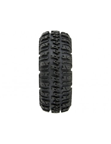 Pro-Line Wheels 1.0", Trencher Tires, Impulse H7 Wheels (4)(Axial SCX24)