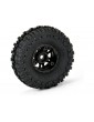 Pro-Line Wheels 1.0", Trencher Tires, Impulse H7 Wheels (4)(Axial SCX24)