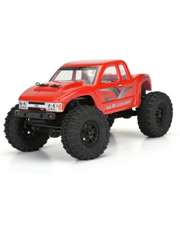 Pro-Line Wheels 1.0", Trencher Tires, Impulse H7 Wheels (4)(Axial SCX24)