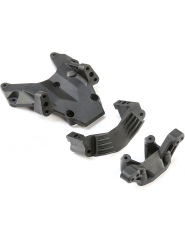 Losi Bulkhead Camber Block & Servo Mount: 22S SCT