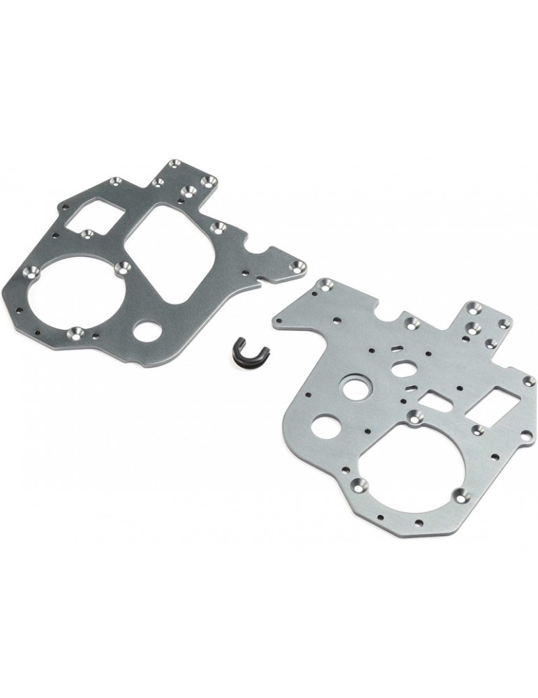 Losi Chassis Plate Set, Aluminum: PM-MX