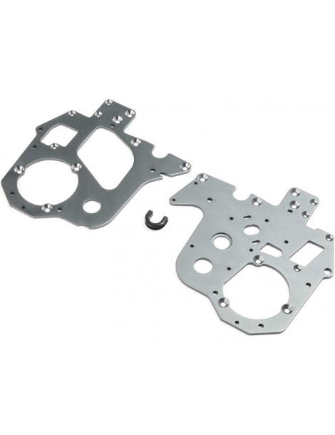 Losi Chassis Plate Set, Aluminum: PM-MX