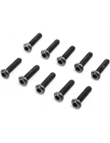 Losi Button Head Screws, M2 x 8mm (10)