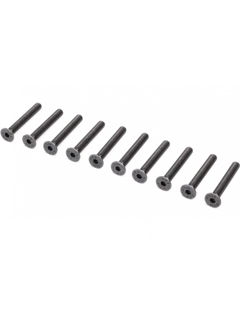 Losi Flat Head Screws, M4 x 30mm (10)
