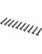 Losi Flat Head Screws, M4 x 30mm (10)