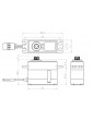 SV-1261MG HiVolt digital servo (20kg-0,095s/60 )